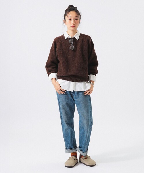 NOR'EASTERLY(ノアイースターリー)の「【別注】Nor’Easterly / ビッグ クルー ネック(ニット/セーター・レディース・オレンジ系その他/ブルー系その他2/パープル/ピンク/ブラウン/グレー系その他・ONE SIZE)」の11枚目の写真