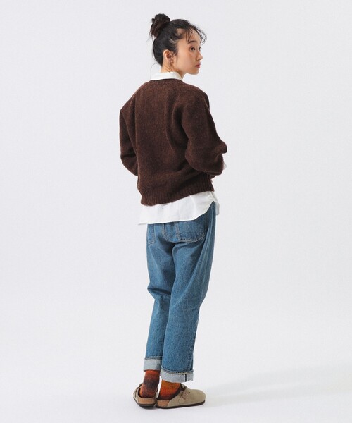 NOR'EASTERLY(ノアイースターリー)の「【別注】Nor’Easterly / ビッグ クルー ネック(ニット/セーター・レディース・オレンジ系その他/ブルー系その他2/パープル/ピンク/ブラウン/グレー系その他・ONE SIZE)」の13枚目の写真