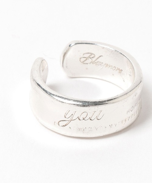 BLAYMORE(ブレイモア)の「【BLAYMORE】Letter Open Ring / オープンリング(リング・メンズ・シルバー・FREE)」の2枚目の写真