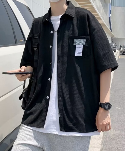 セール】Waffle Pocket Shirt ワッフルポケットシャツ（シャツ