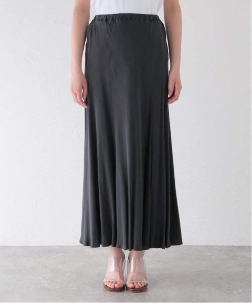 plage（プラージュ）の「《追加》Washable Fibril ロングスカート 3（スカート・レディース・キャメル/チャコールグレー・34/38/36）」の18枚目の写真