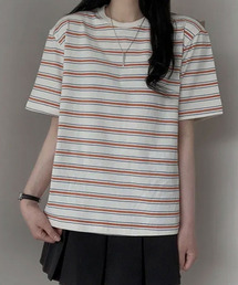 マルチボーダー 半袖Tシャツ
