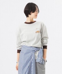 Champion（チャンピオン）の「【別注】Champion   BOYロゴ リンガーTシャツ（Tシャツ/カットソー）」