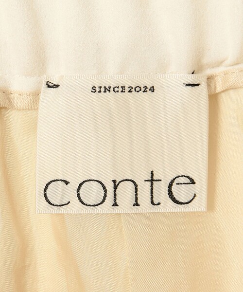 conte(コンテ)の「<conte>スエードライク タックワイドパンツ WHITE(その他パンツ・レディース・ホワイト・38/36)」の3枚目の写真