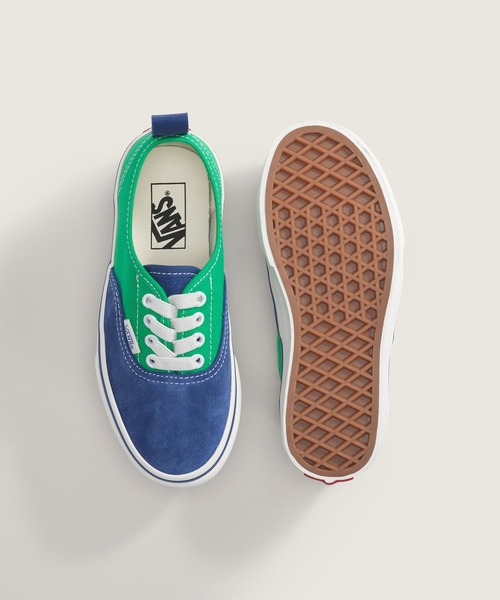 VANS(バンズ)の「キッズ オーセンティック エラスティックレース / Authentic Elastic Lace PRIMARY VN000VAC5TU1(スニーカー・キッズ・グリーン・3/2/1/13/12/11)」の3枚目の写真