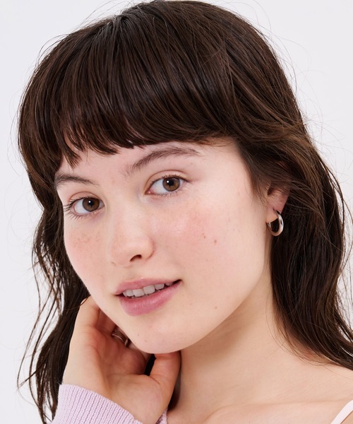 TINA:JOJUN(ティーナジョジュン)の「プランプフープ ステンレス ピアス TINA:JOJUN(ピアス(両耳用)・レディース・ゴールド/シルバー・フリー)」の6枚目の写真