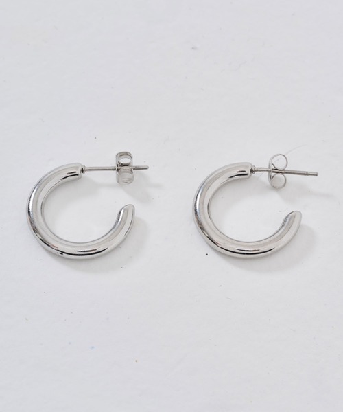 TINA:JOJUN(ティーナジョジュン)の「プランプフープ ステンレス ピアス TINA:JOJUN(ピアス(両耳用)・レディース・ゴールド/シルバー・フリー)」の7枚目の写真
