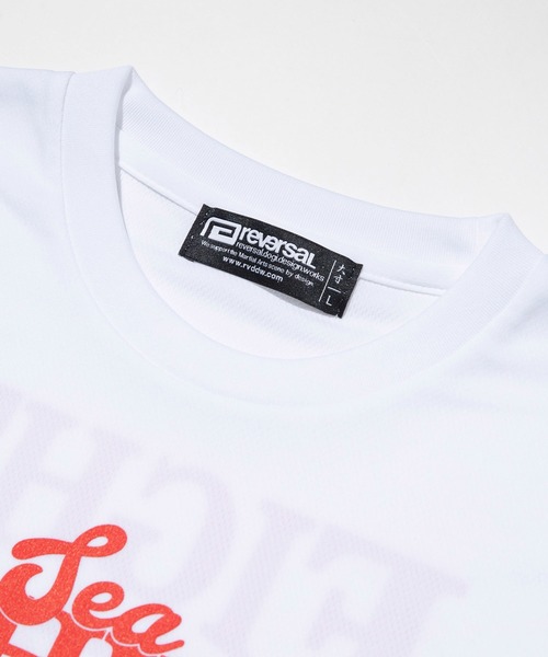 reversal.dogi.design.works(リバーサル・ドーギ・デザイン・ワークス)の「<reversal/リバーサル>TUNA DRY TEE(Tシャツ/カットソー・メンズ・ホワイト/ブラック/ピンク・M/L/2XL/XL)」の6枚目の写真
