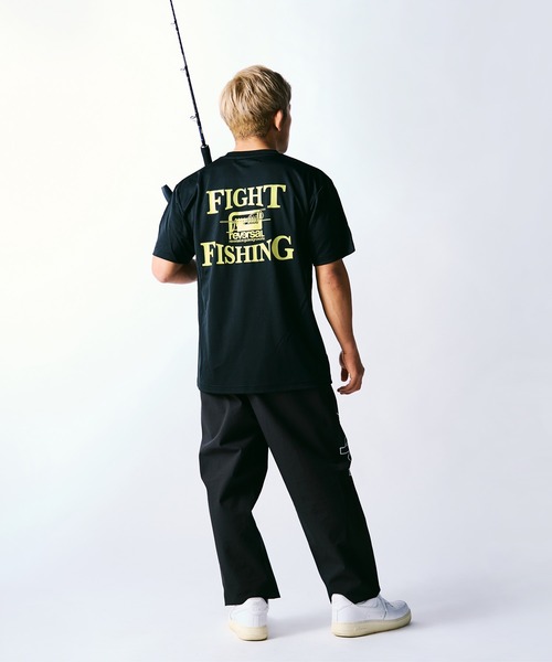 reversal.dogi.design.works(リバーサル・ドーギ・デザイン・ワークス)の「<reversal/リバーサル>TUNA DRY TEE(Tシャツ/カットソー・メンズ・ホワイト/ブラック/ピンク・M/L/2XL/XL)」の14枚目の写真
