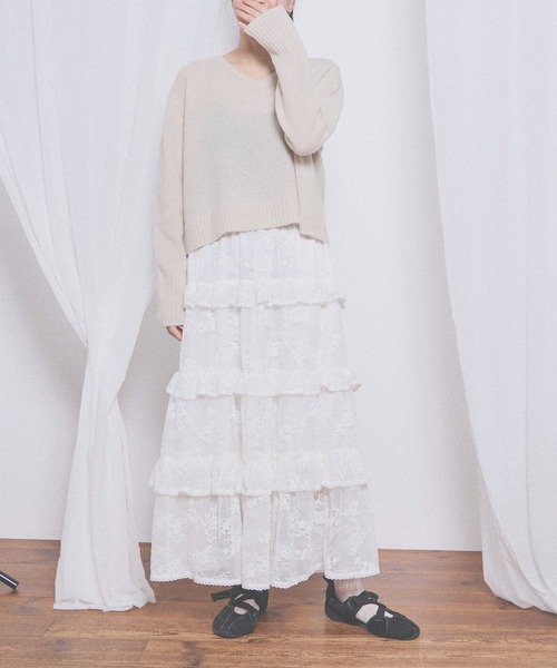 fig London(フィグロンドン)の「Dorothy skirt(スカート・レディース・ホワイト/ブラック・FREE)」の9枚目の写真