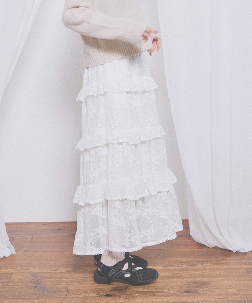 fig London(フィグロンドン)の「Dorothy skirt(スカート・レディース・ホワイト/ブラック・FREE)」の7枚目の写真