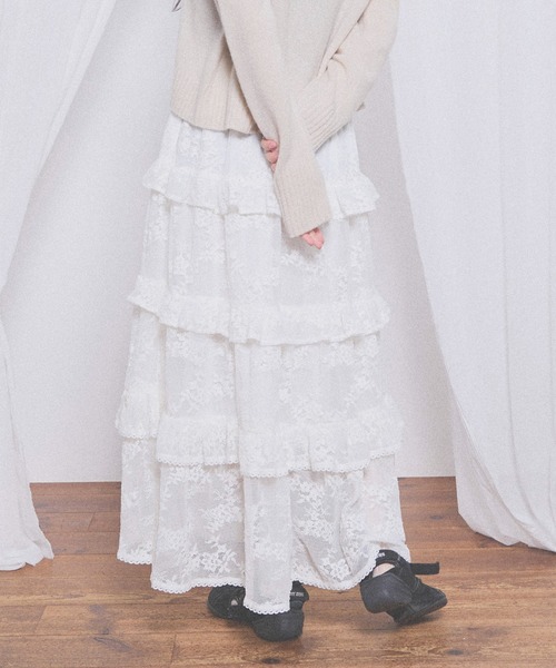fig London(フィグロンドン)の「Dorothy skirt(スカート・レディース・ホワイト/ブラック・FREE)」の8枚目の写真