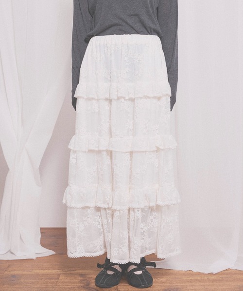 fig London(フィグロンドン)の「Dorothy skirt(スカート・レディース・ホワイト/ブラック・FREE)」の14枚目の写真