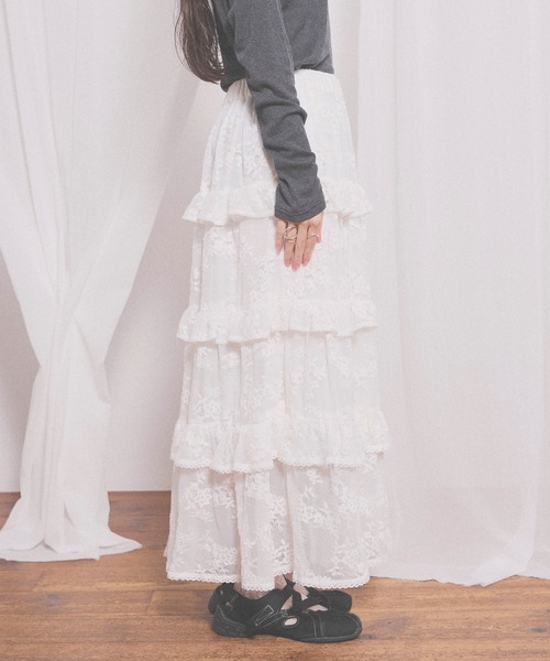 fig London(フィグロンドン)の「Dorothy skirt(スカート・レディース・ホワイト/ブラック・FREE)」の15枚目の写真