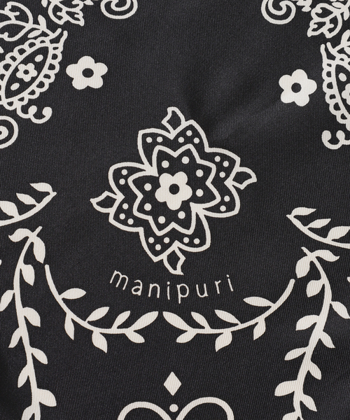 manipuri(マニプリ)の「《追加》MANIPURI/マニプリ 88カレイドバンダナ(バンダナ/スカーフ・レディース・ブラック/アイボリー・FREE)」の10枚目の写真