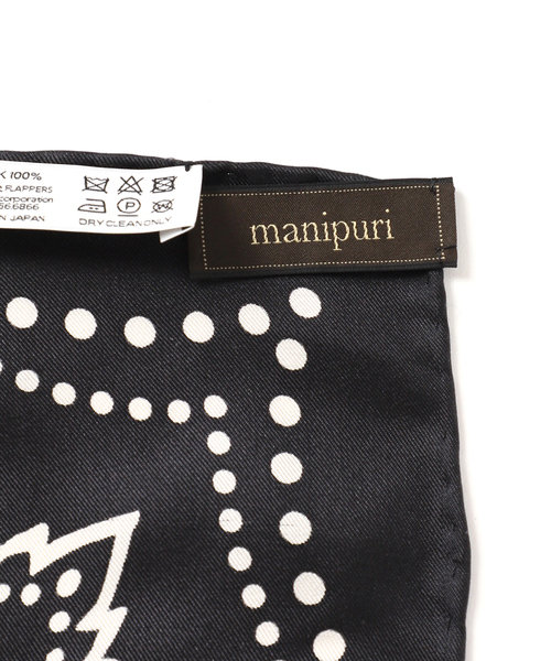 manipuri(マニプリ)の「《追加》MANIPURI/マニプリ 88カレイドバンダナ(バンダナ/スカーフ・レディース・ブラック/アイボリー・FREE)」の11枚目の写真