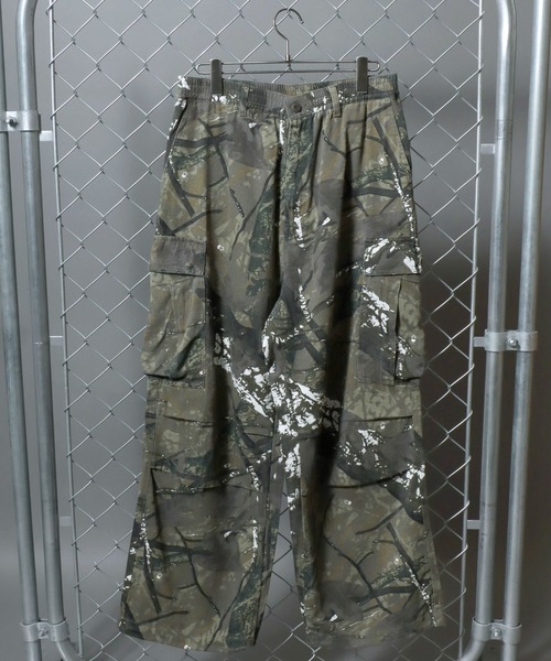 Toucan Surfing(トゥーカンサーフィン)の「【Toucan Surfing】 TC Twill Camouflage Wide Cargo Pants / 【トゥーカンサーフィン】ツイル迷彩ワイドカーゴパンツ カモフラ ミリタリーパンツ メンズ ボトムス ワイドパンツ(カーゴパンツ・メンズ・ベージュ系/カーキ系・M/L/LL)」の16枚目の写真