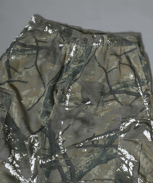 Toucan Surfing(トゥーカンサーフィン)の「【Toucan Surfing】 TC Twill Camouflage Wide Cargo Pants / 【トゥーカンサーフィン】ツイル迷彩ワイドカーゴパンツ カモフラ ミリタリーパンツ メンズ ボトムス ワイドパンツ(カーゴパンツ・メンズ・ベージュ系/カーキ系・M/L/LL)」の11枚目の写真