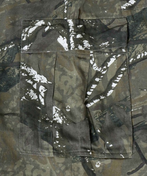 Toucan Surfing(トゥーカンサーフィン)の「【Toucan Surfing】 TC Twill Camouflage Wide Cargo Pants / 【トゥーカンサーフィン】ツイル迷彩ワイドカーゴパンツ カモフラ ミリタリーパンツ メンズ ボトムス ワイドパンツ(カーゴパンツ・メンズ・ベージュ系/カーキ系・M/L/LL)」の4枚目の写真