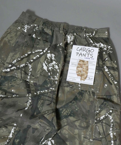 Toucan Surfing(トゥーカンサーフィン)の「【Toucan Surfing】 TC Twill Camouflage Wide Cargo Pants / 【トゥーカンサーフィン】ツイル迷彩ワイドカーゴパンツ カモフラ ミリタリーパンツ メンズ ボトムス ワイドパンツ(カーゴパンツ・メンズ・ベージュ系/カーキ系・M/L/LL)」の12枚目の写真