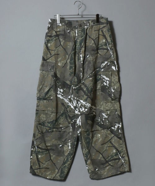 Toucan Surfing(トゥーカンサーフィン)の「【Toucan Surfing】 TC Twill Camouflage Wide Cargo Pants / 【トゥーカンサーフィン】ツイル迷彩ワイドカーゴパンツ カモフラ ミリタリーパンツ メンズ ボトムス ワイドパンツ(カーゴパンツ・メンズ・ベージュ系/カーキ系・M/L/LL)」の20枚目の写真