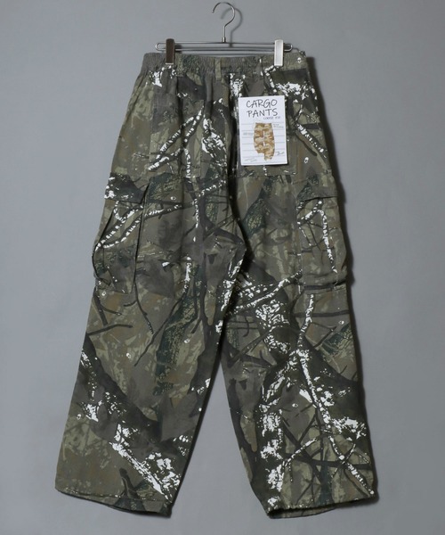 Toucan Surfing(トゥーカンサーフィン)の「【Toucan Surfing】 TC Twill Camouflage Wide Cargo Pants / 【トゥーカンサーフィン】ツイル迷彩ワイドカーゴパンツ カモフラ ミリタリーパンツ メンズ ボトムス ワイドパンツ(カーゴパンツ・メンズ・ベージュ系/カーキ系・M/L/LL)」の9枚目の写真
