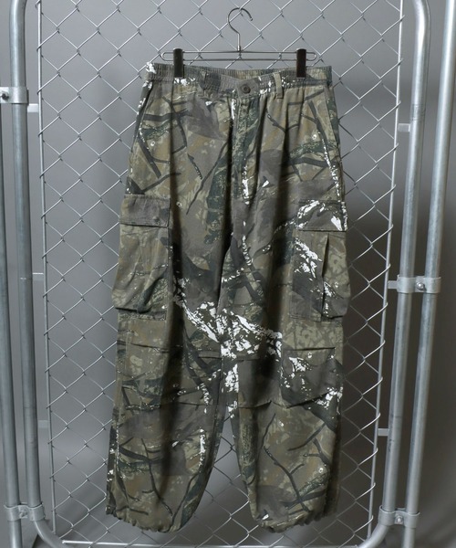 Toucan Surfing(トゥーカンサーフィン)の「【Toucan Surfing】 TC Twill Camouflage Wide Cargo Pants / 【トゥーカンサーフィン】ツイル迷彩ワイドカーゴパンツ カモフラ ミリタリーパンツ メンズ ボトムス ワイドパンツ(カーゴパンツ・メンズ・ベージュ系/カーキ系・M/L/LL)」の18枚目の写真