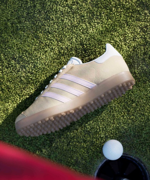 adidas（アディダス）の「オリジナルスゴルフ ウィメンズ ガゼル ゴルフ 【adidas Golf/アディダスゴルフ】（スニーカー・レディース・イエロー・25.0cm/25.5cm/26.0cm/23.0cm/22.5cm/22.0cm/24.0cm/24.5cm/23.5cm）」の2枚目の写真