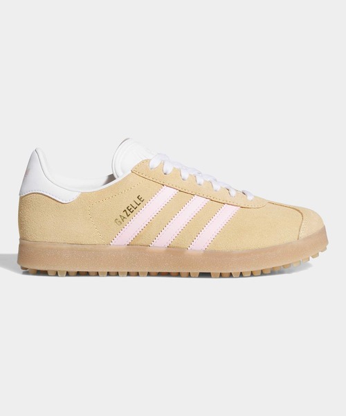 adidas（アディダス）の「オリジナルスゴルフ ウィメンズ ガゼル ゴルフ 【adidas Golf/アディダスゴルフ】（スニーカー・レディース・イエロー・25.0cm/25.5cm/26.0cm/23.0cm/22.5cm/22.0cm/24.0cm/24.5cm/23.5cm）」の3枚目の写真