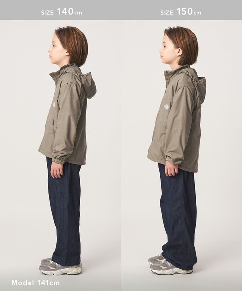 THE NORTH FACE(ザノースフェイス)の「<THE NORTH FACE>コンパクトジャケット / キッズ 130cm-160cm(マウンテンパーカー・キッズ・ブラック/ケリーグリーン/モカ・150cm/130cm/140cm/160cm)」の20枚目の写真