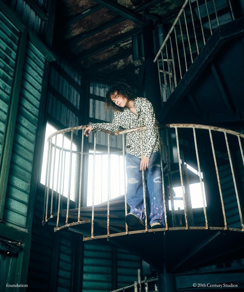 glamb(グラム)の「Glamorous Leopard Shirt / グラマラスレオパードシャツ(シャツ/ブラウス・メンズ・ワイン/ホワイト/ミント・S/M/L)」の14枚目の写真