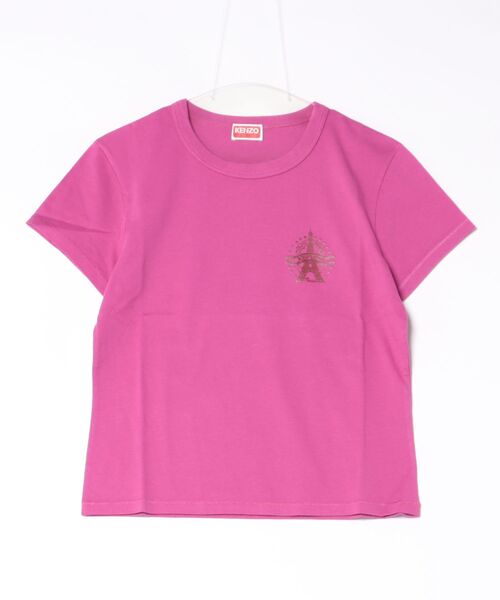 KENZO(ケンゾー)の「25KENZO EIFFEL TOWER DESIGN SMALL T-SHIRT(Tシャツ/カットソー・レディース・レッド系その他・X-SMALL)」の1枚目の写真