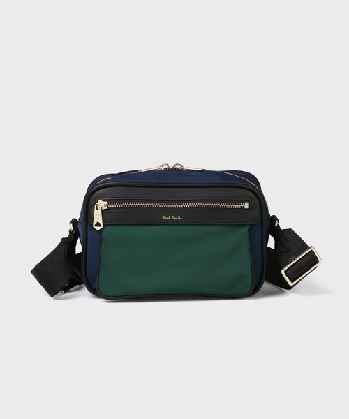 Paul Smith(ポールスミス)の「ブランデッドナイロン スモールショルダーバッグ【553458 N310S】(ショルダーバッグ・メンズ・グレイッシュベージュ/ネイビー/ブラック・FREE)」の3枚目の写真