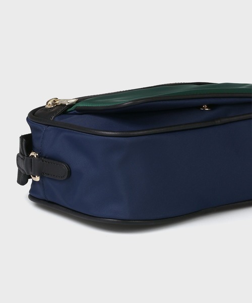 Paul Smith(ポールスミス)の「ブランデッドナイロン スモールショルダーバッグ【553458 N310S】(ショルダーバッグ・メンズ・グレイッシュベージュ/ネイビー/ブラック・FREE)」の5枚目の写真