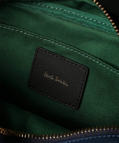 Paul Smith(ポールスミス)の「ブランデッドナイロン スモールショルダーバッグ【553458 N310S】(ショルダーバッグ・メンズ・グレイッシュベージュ/ネイビー/ブラック・FREE)」の4枚目の写真