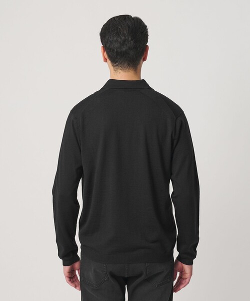 BEAUTY&YOUTH UNITED ARROWS(ビューティーアンドユースユナイテッドアローズ)の「【WEB限定 WARDROBE SMART】マシーンウォッシャブル ウールミックス スキッパー ニット(ニット/セーター・メンズ・ブラック/ダークグレー/ナチュラル・S/XL/L/M)」の12枚目の写真