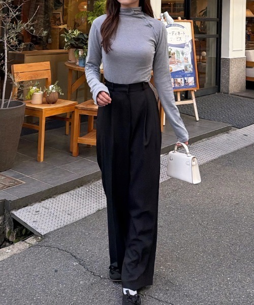 holk スラックス　ラインパンツ セール】タックスラックスパンツ（スラックス）｜Nulli（ヌリ）の