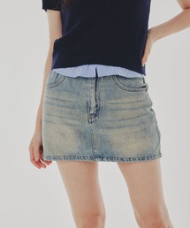 Denim Short Skirt