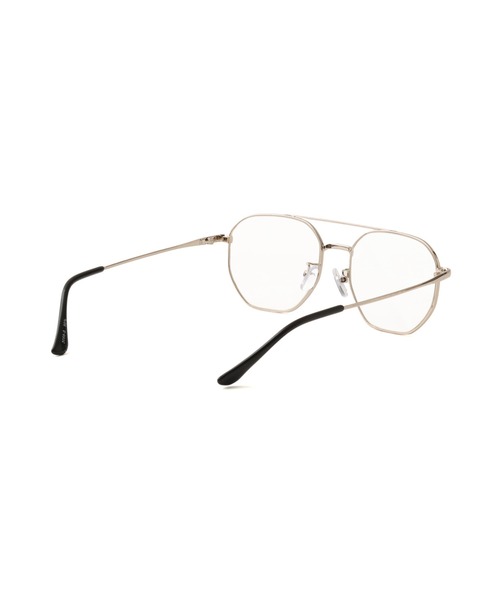 atmos pink（アトモスピンク）の「atmos pink Metalic Frame Glasses / アトモス ピンク メタリック フレーム グラス（サングラス・レディース・ゴールド・FREE）」の3枚目の写真