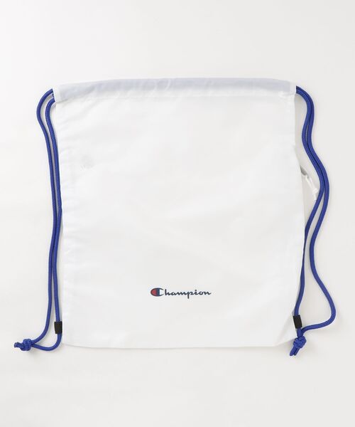 Champion(チャンピオン)の「【Champion/チャンピオン】メンズ バスケットボール ランドリーバッグ(バックパック/リュック・メンズ・ブラック/パープル系その他/ホワイト/ネイビー・FREE)」の1枚目の写真