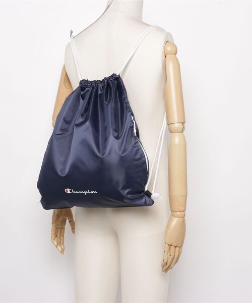Champion(チャンピオン)の「【Champion/チャンピオン】メンズ バスケットボール ランドリーバッグ(バックパック/リュック・メンズ・ブラック/パープル系その他/ホワイト/ネイビー・FREE)」の8枚目の写真