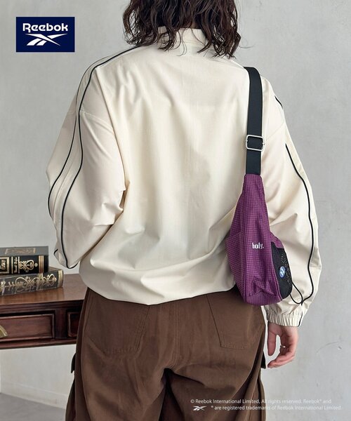 Reebok（リーボック）の「【Reebok】TRトラックジャケット（ブルゾン・メンズ・ネイビー/ブラック/アイボリー・MEDIUM/LARGE）」の18枚目の写真