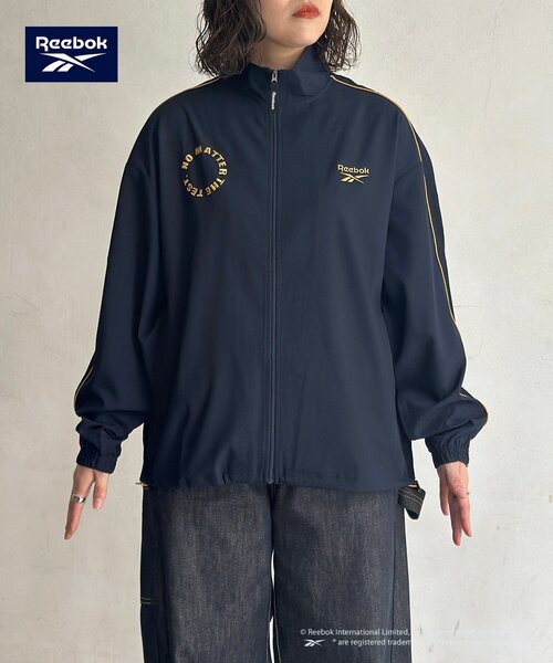 Reebok（リーボック）の「【Reebok】TRトラックジャケット（ブルゾン・メンズ・ネイビー/ブラック/アイボリー・MEDIUM/LARGE）」の22枚目の写真