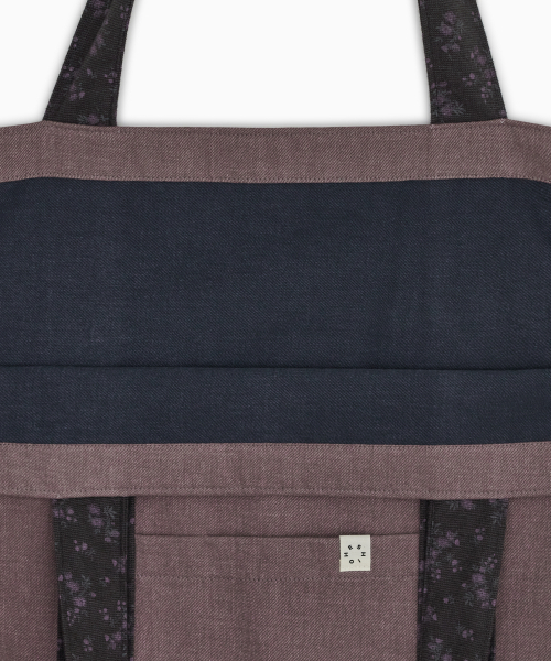 OHESHIO（オヘシオ）の「VINTAGE FLORAL TOTE BAG, PURPLE（トートバッグ・レディース・その他・FREE）」の5枚目の写真