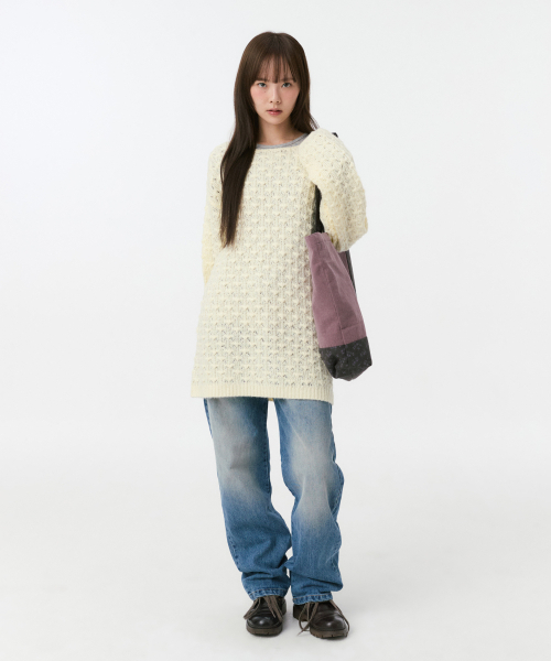 OHESHIO（オヘシオ）の「VINTAGE FLORAL TOTE BAG, PURPLE（トートバッグ・レディース・その他・FREE）」の7枚目の写真