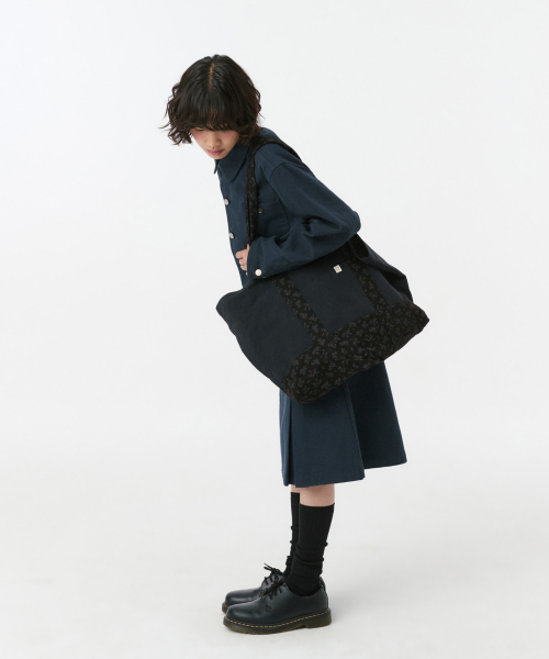 OHESHIO（オヘシオ）の「VINTAGE FLORAL TOTE BAG, PURPLE（トートバッグ・レディース・その他・FREE）」の10枚目の写真