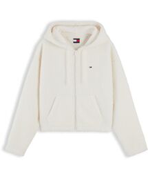 【ZOZO限定】フラッグロゴ シェルパフリース ジップアップパーカー