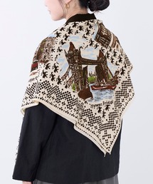 MICA&DEAL（マイカ＆ディール）の「【BINDU】大判スカーフ-London Map Scarf（バンダナ/スカーフ）」