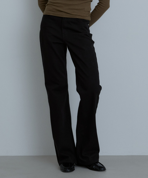 CCOMA（コンマ）の「CMJ36 ソフトブラックフレアパンツ（デニムパンツ・レディース・その他・SMALL/MEDIUM/LARGE）」の2枚目の写真