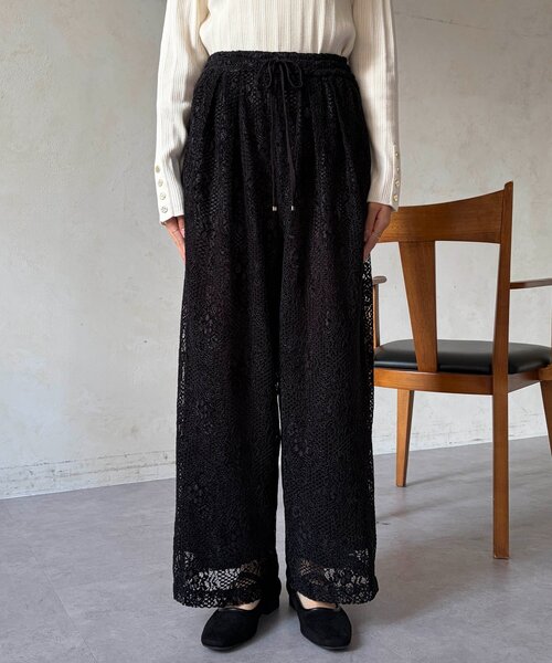 Chez toi(シェトワ)の「総レースパンツ(その他パンツ・レディース・ブラック・FREE)」の8枚目の写真